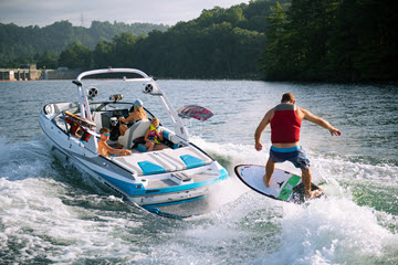 Wakesurfing Boats Are Making Waves wake surfing boats
